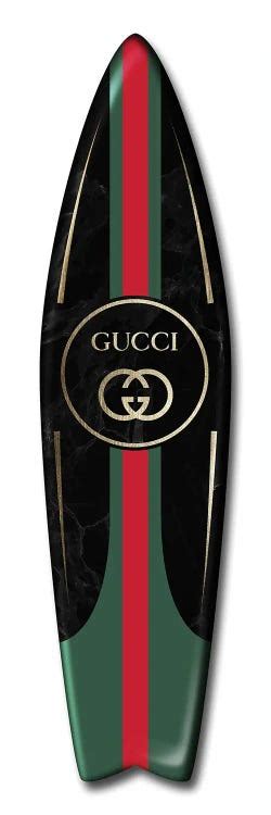 surfboard gucci art print.